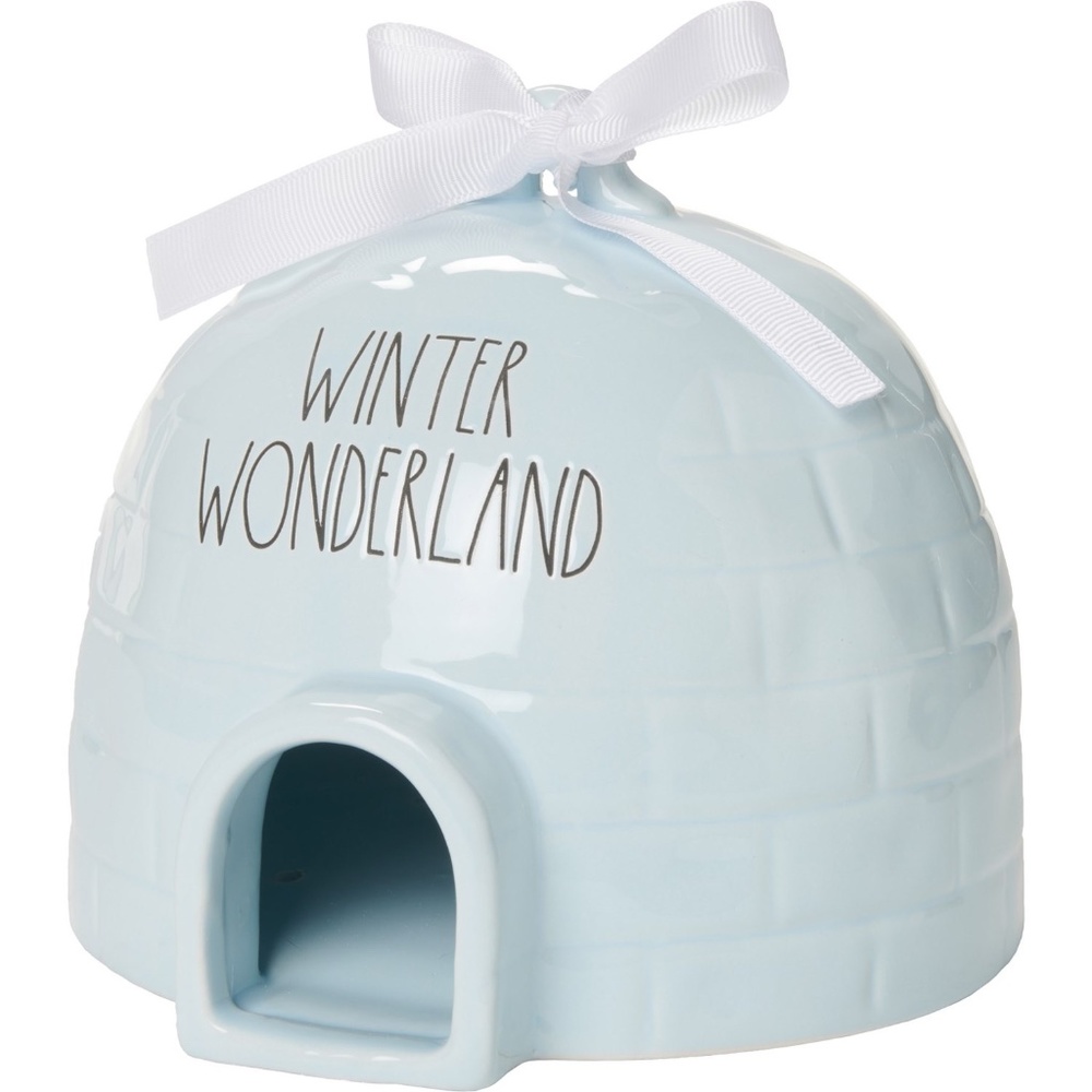 Rae Dunn WINTER WONDERLAND Igloo Birdhouse